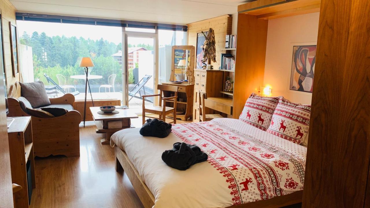 Apartament Etrier Crans-Montana Zewnętrze zdjęcie